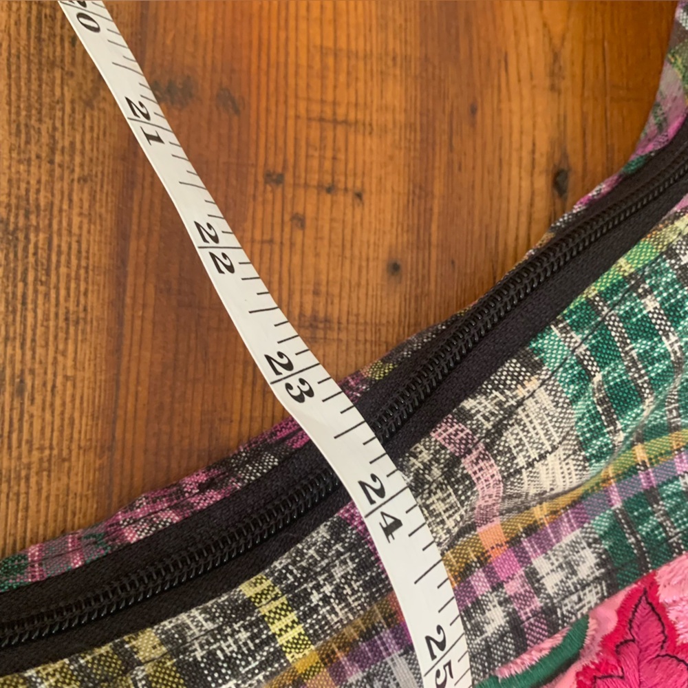 Bohemian Patchwork Embroidered Multicolored Large… - image 11